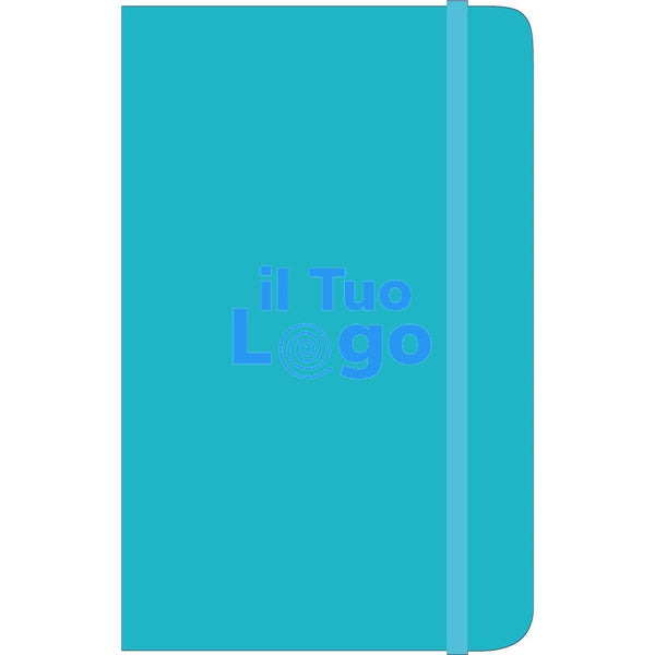 Notebook A6 a righe - personalizzabile con logo
