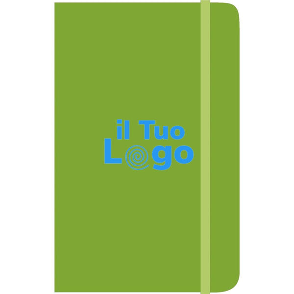 Notebook A6 a righe - personalizzabile con logo