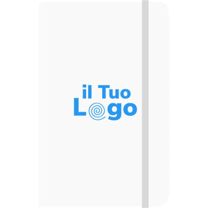 Notebook A6 a righe - personalizzabile con logo