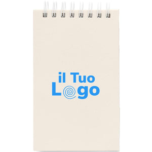 Notebook A6 Recycled Milk - personalizzabile con logo