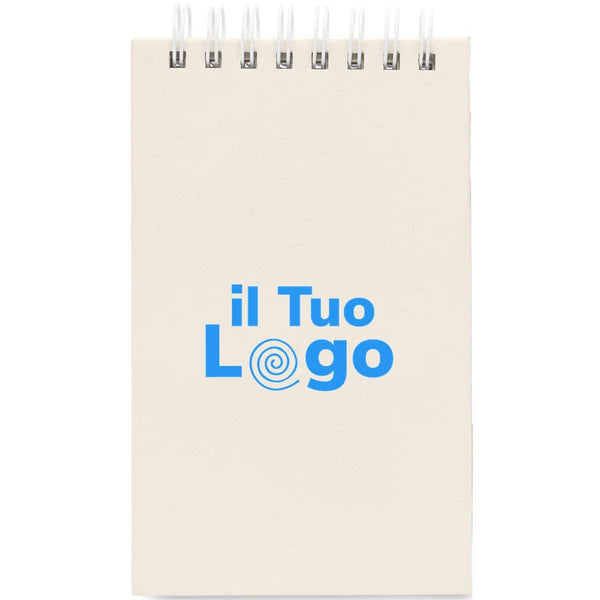 Notebook A6 Recycled Milk - personalizzabile con logo