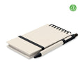 Notebook A6 Recycled Milk Nero - personalizzabile con logo