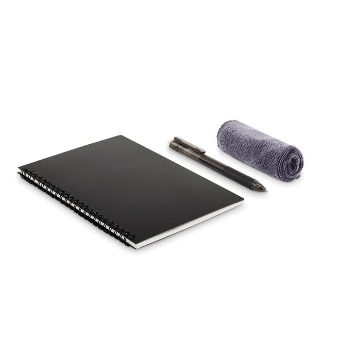 Notebook cancellabile A5 Nero - personalizzabile con logo