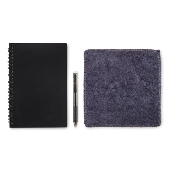 Notebook cancellabile A5 Nero - personalizzabile con logo