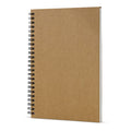 Notebook di carta di roccia A5 alluminio - personalizzabile con logo