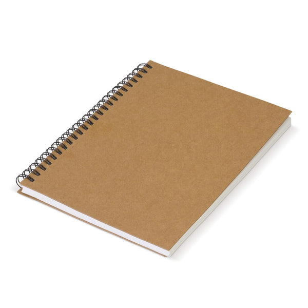 Notebook di carta di roccia A5 alluminio - personalizzabile con logo