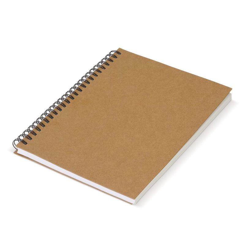 Notebook di carta di roccia A5 alluminio - personalizzabile con logo