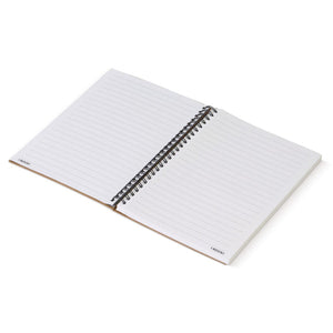 Notebook di carta di roccia A5 alluminio - personalizzabile con logo