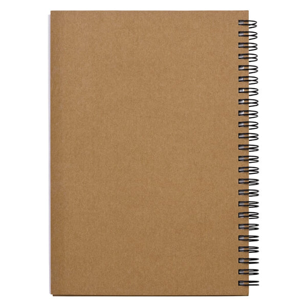 Notebook di carta di roccia A5 alluminio - personalizzabile con logo