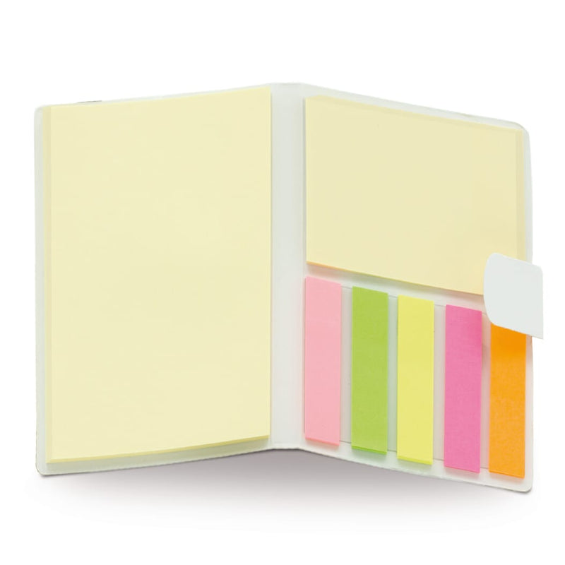 Notebook Eco + Note adesive Bianco - personalizzabile con logo