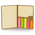 Notebook Eco + Note adesive Marrone - personalizzabile con logo