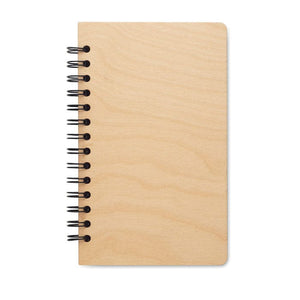 Notebook in betulla A5 - personalizzabile con logo