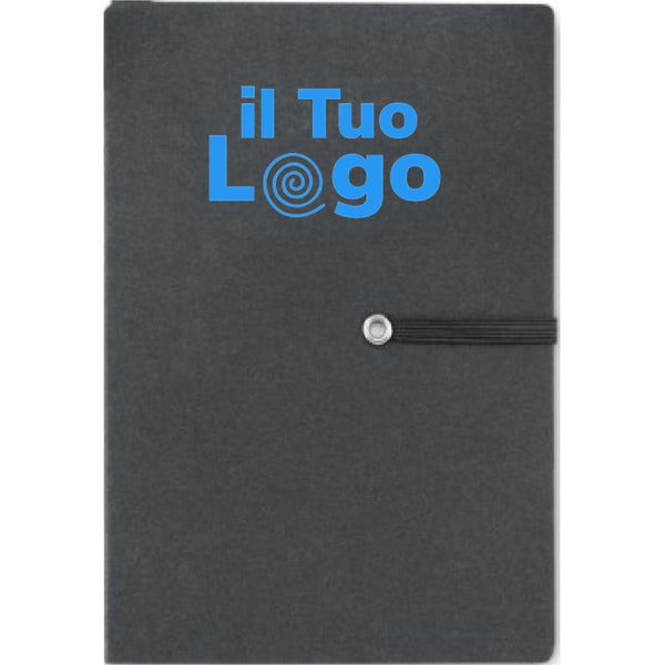 Notebook in carta riciclata - personalizzabile con logo