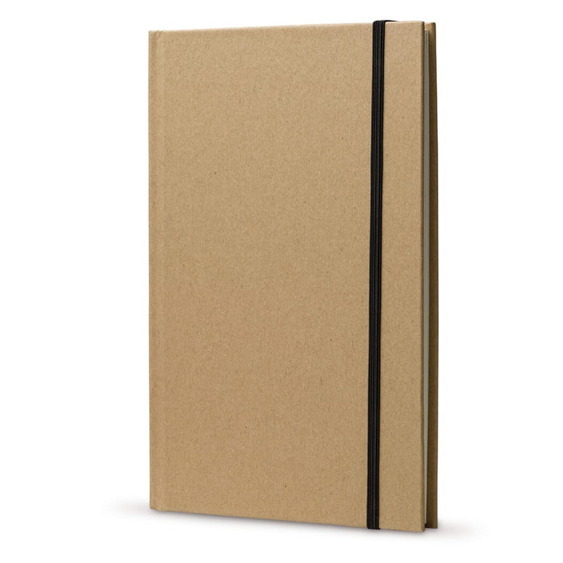 Notebook in cartone A5 Marrone - personalizzabile con logo