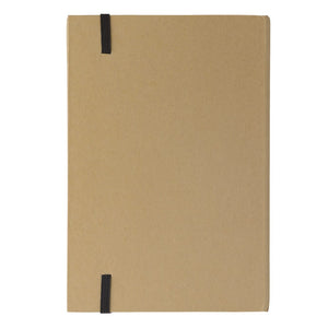 Notebook in cartone A5 Marrone - personalizzabile con logo