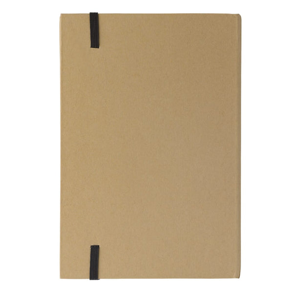 Notebook in cartone A5 Marrone - personalizzabile con logo