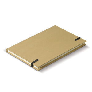 Notebook in cartone A5 Marrone - personalizzabile con logo