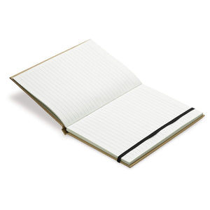 Notebook in cartone A5 Marrone - personalizzabile con logo