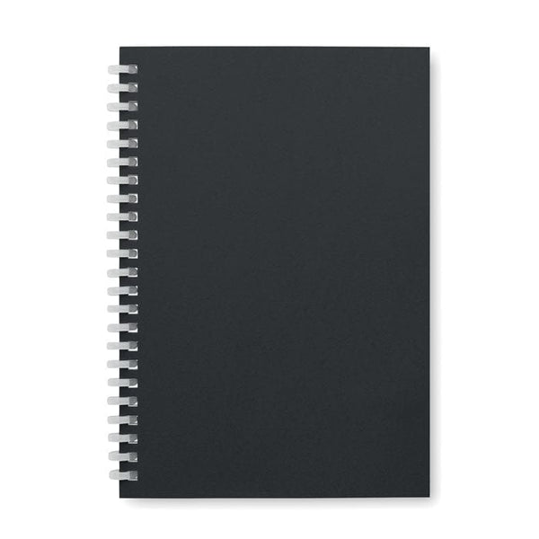 Notebook in cartone riciclato A5 - personalizzabile con logo