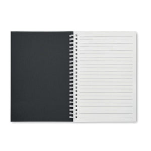 Notebook in cartone riciclato A5 - personalizzabile con logo