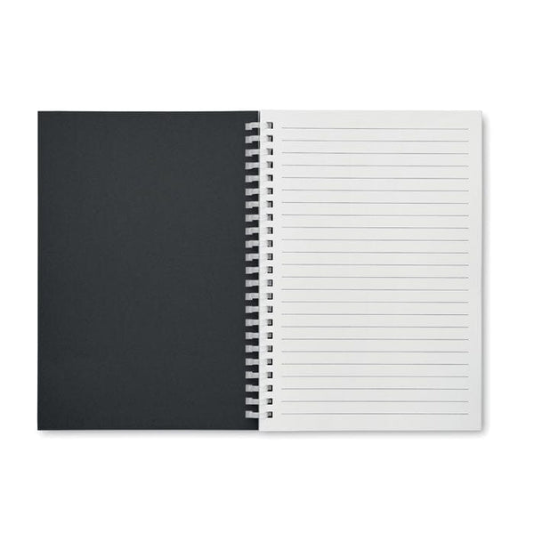 Notebook in cartone riciclato A5 - personalizzabile con logo