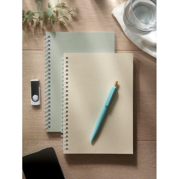 Notebook in cartone riciclato A5 - personalizzabile con logo