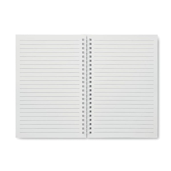 Notebook in cartone riciclato A5 - personalizzabile con logo