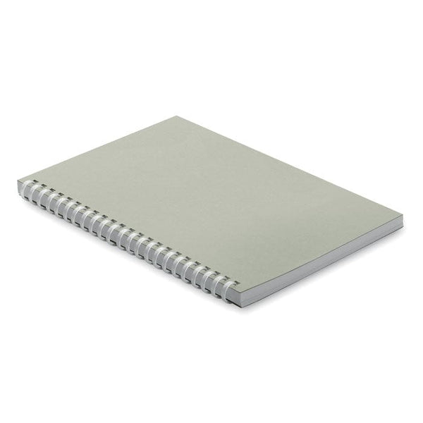 Notebook in cartone riciclato A5 - personalizzabile con logo