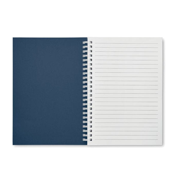 Notebook in cartone riciclato A5 - personalizzabile con logo