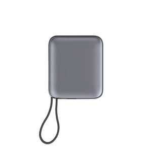 Nova Powerbank 22,5 W Power Delivery con cavi integrati 10.000 mAh Grigio scuro - personalizzabile con logo