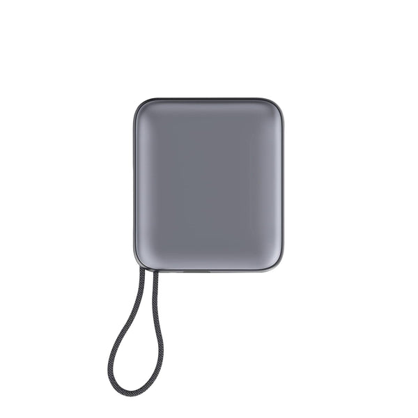 Nova Powerbank 22,5 W Power Delivery con cavi integrati 10.000 mAh Grigio scuro - personalizzabile con logo
