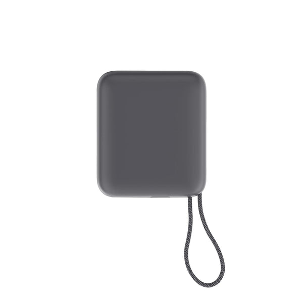 Nova Powerbank 22,5 W Power Delivery con cavi integrati 10.000 mAh Grigio scuro - personalizzabile con logo