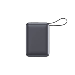 Nova Powerbank 22,5 W Power Delivery con cavi integrati 20000 mAh Grigio scuro - personalizzabile con logo