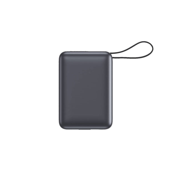 Nova Powerbank 22,5 W Power Delivery con cavi integrati 20000 mAh Grigio scuro - personalizzabile con logo