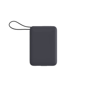Nova Powerbank 22,5 W Power Delivery con cavi integrati 20000 mAh Grigio scuro - personalizzabile con logo