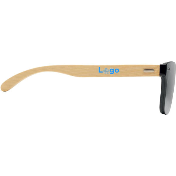 Occhiali da sole aste in bamboo - personalizzabile con logo