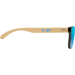 Occhiali da sole aste in bamboo - personalizzabile con logo