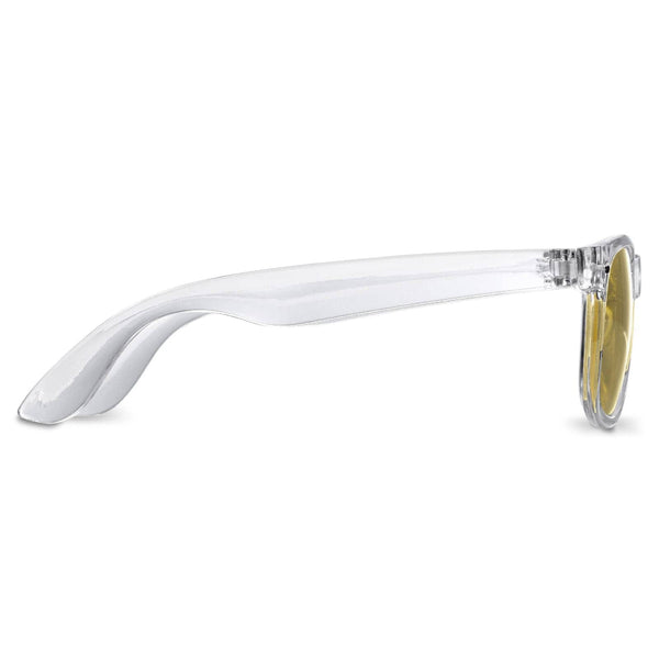 Occhiali da sole Bradley trasparenti UV-400 - personalizzabile con logo