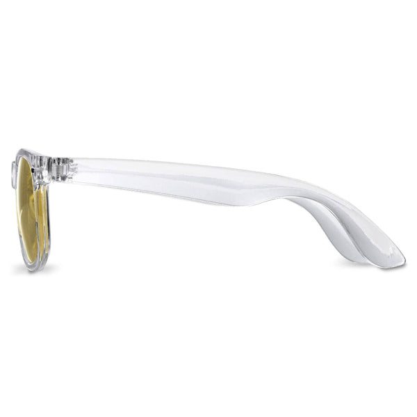 Occhiali da sole Bradley trasparenti UV-400 - personalizzabile con logo