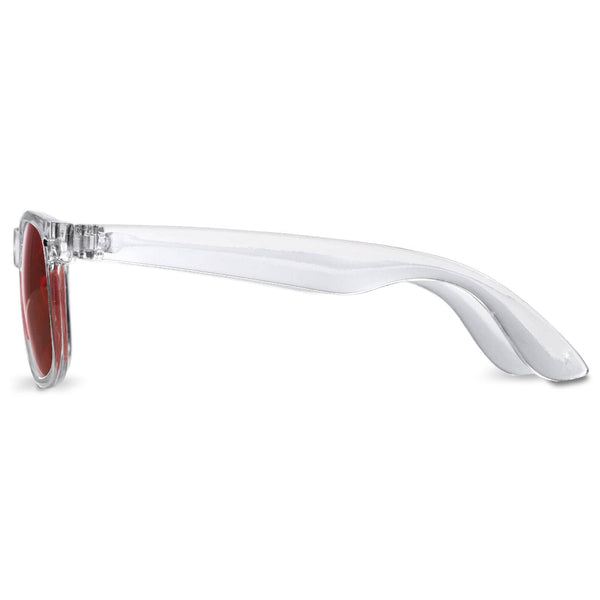 Occhiali da sole Bradley trasparenti UV-400 - personalizzabile con logo