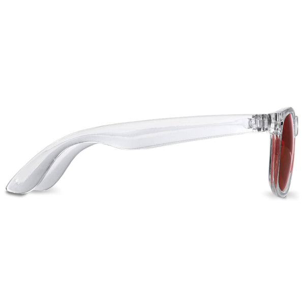 Occhiali da sole Bradley trasparenti UV-400 - personalizzabile con logo