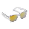 Occhiali da sole Bradley trasparenti UV-400 Trasparente / Arancione - personalizzabile con logo