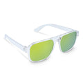 Occhiali da sole Elin UV400 Trasparente / Arancione - personalizzabile con logo