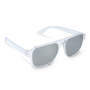 Occhiali da sole Elin UV400 Trasparente / color color argento - personalizzabile con logo