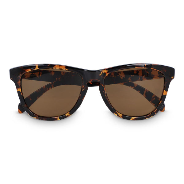 Occhiali da sole Finn UV400 Nero / Marrone - personalizzabile con logo