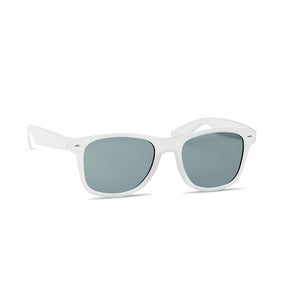 Occhiali da sole in RPET Bianco - personalizzabile con logo
