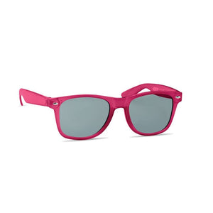 Occhiali da sole in RPET fucsia - personalizzabile con logo