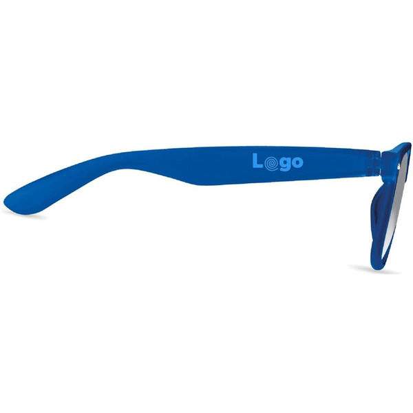 Occhiali da sole blu in RPET - personalizzabile con logo