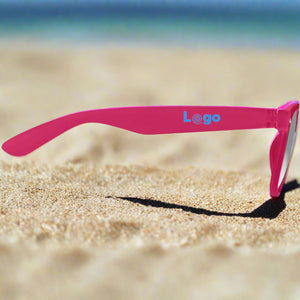 Occhiali da sole fucsia in RPET - personalizzabile con logo