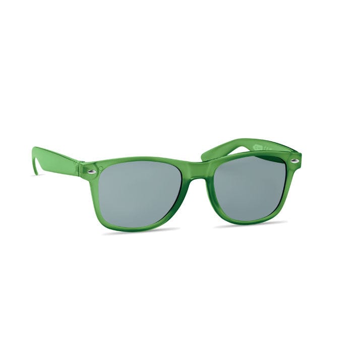 Occhiali da sole in RPET verde - personalizzabile con logo